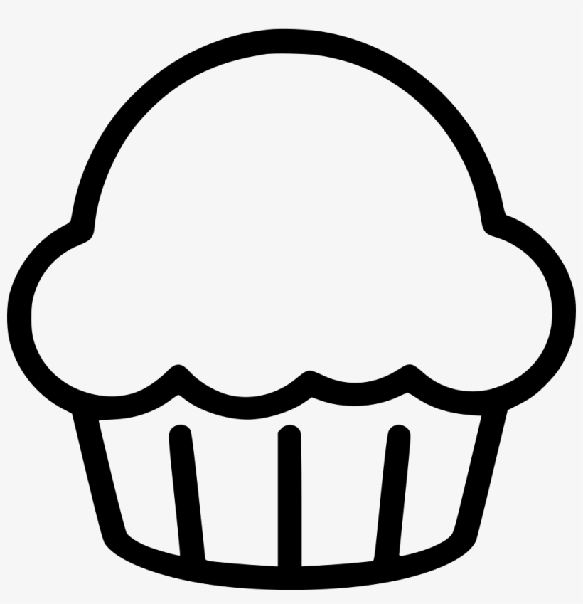 Cupcake Desert Sweets Comments - Cupcake Drawing Png, transparent png
