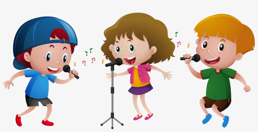 28 Collection Of Children Singing Clipart Png - Child Clipart Singing, transparent png
