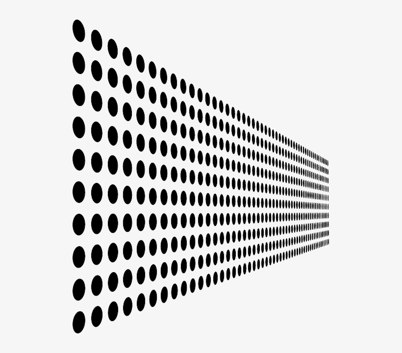 Design - Dots Perspective, transparent png