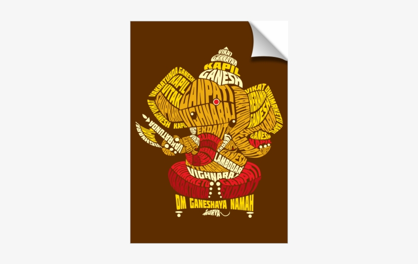 Ganesha Typo - Ganesh Typo, transparent png