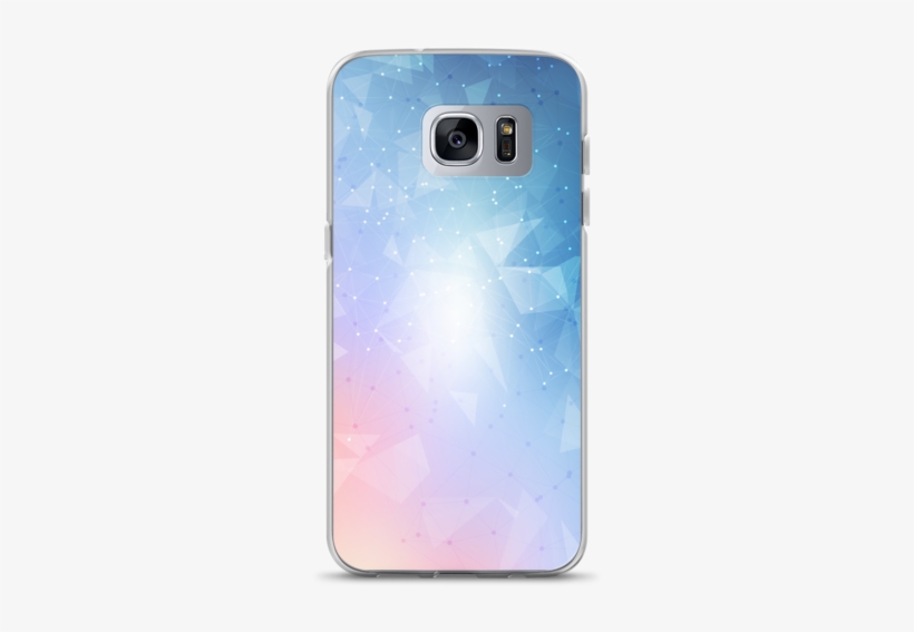 Blue And Pink Abstract Geometric Pattern Iphone Case - Iphone X Transparent Background, transparent png