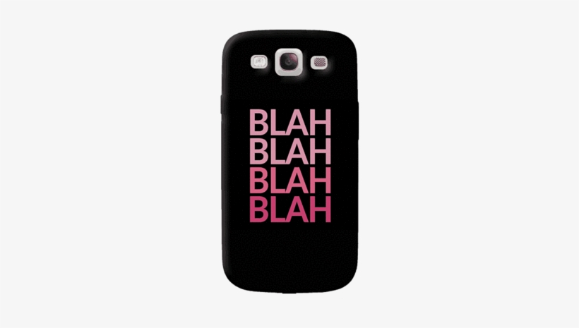 Blah Samsung Galaxy S3 Case - Mobile Phone, transparent png