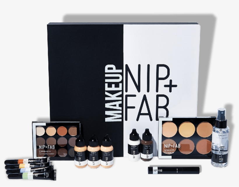 Makeup Heroes Kit - Nip Fab Makeup Box, transparent png