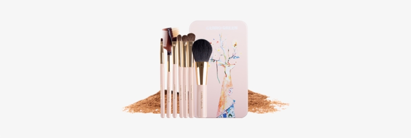 Quality 7pcs Brush Set - Makeup Brushes, transparent png