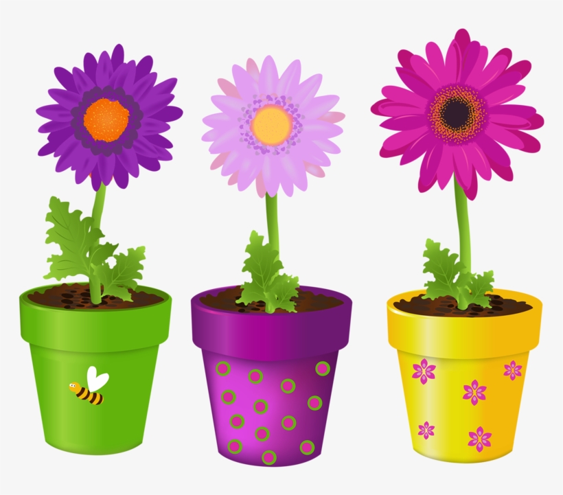 ✿° My Garden Valley ° ✿ - Flower In Pot Clipart Png, transparent png
