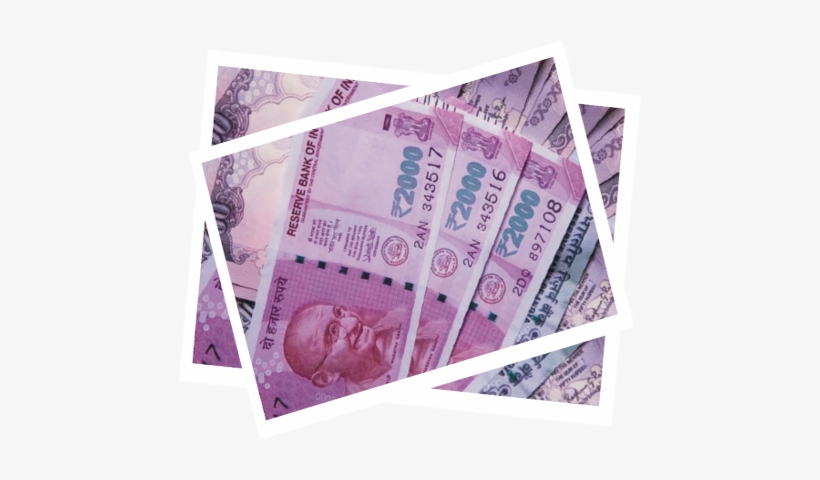 Indian Rupees - Enterprises Fabric Purple Casual Money Clipper, transparent png