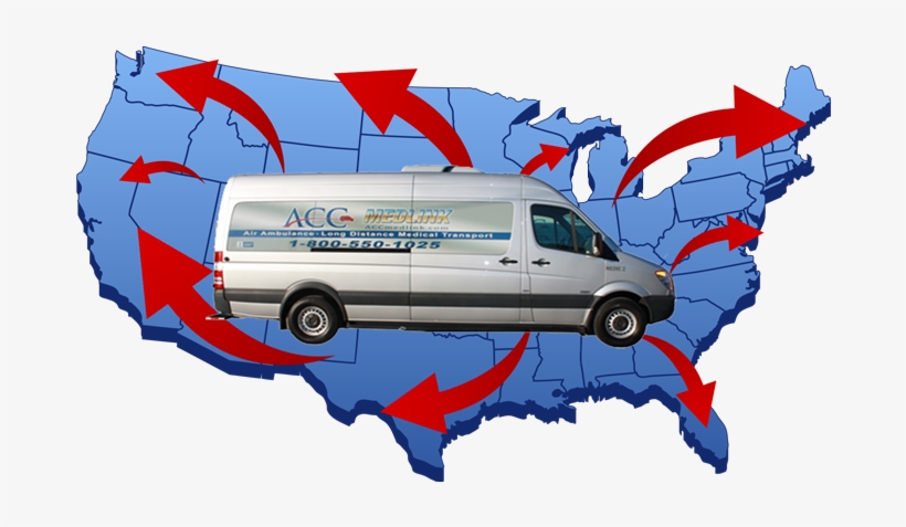Nationwide Medical Transport Service - Us States Do Most, transparent png