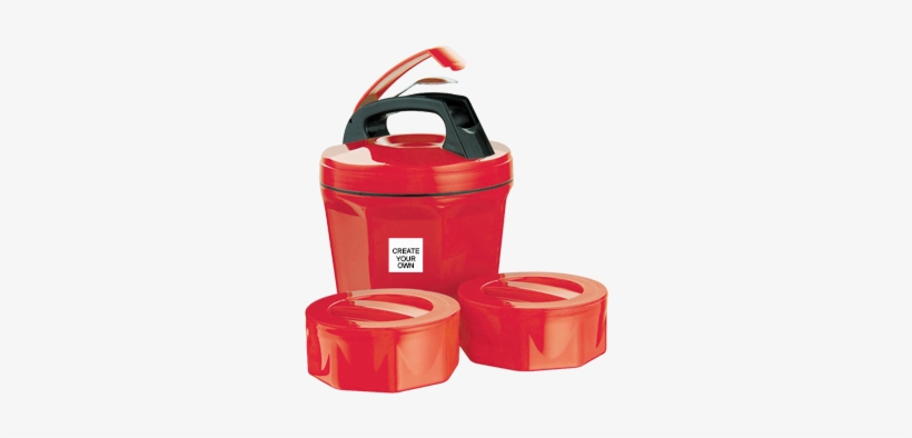 Create Your Own Octomeal Lunch Box H85 Red - House Of Gift Red Lunch Box 2 Plastic Containers With, transparent png
