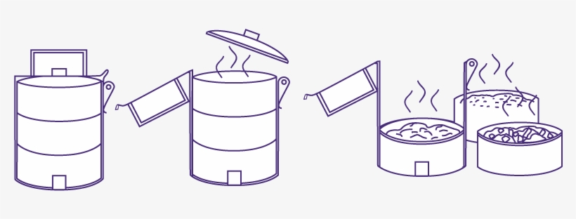 Tiffen Lunch Delivery - Box, transparent png