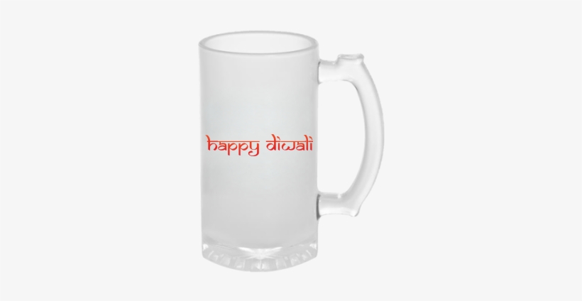 Diwali Greetings Frosted Beer Mug - Beer Mug Frosted Personalised, transparent png