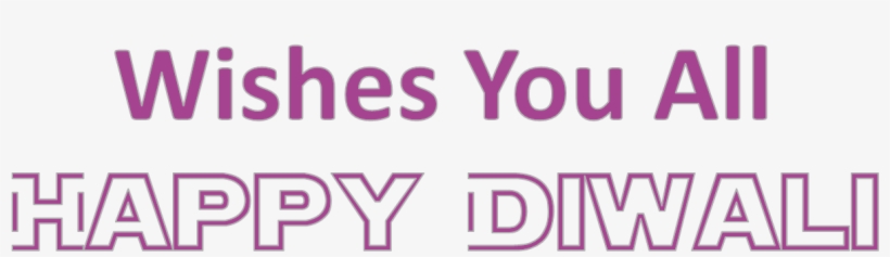Wishes You All Happy Diwali Png Transparent File - Portable Network Graphics, transparent png