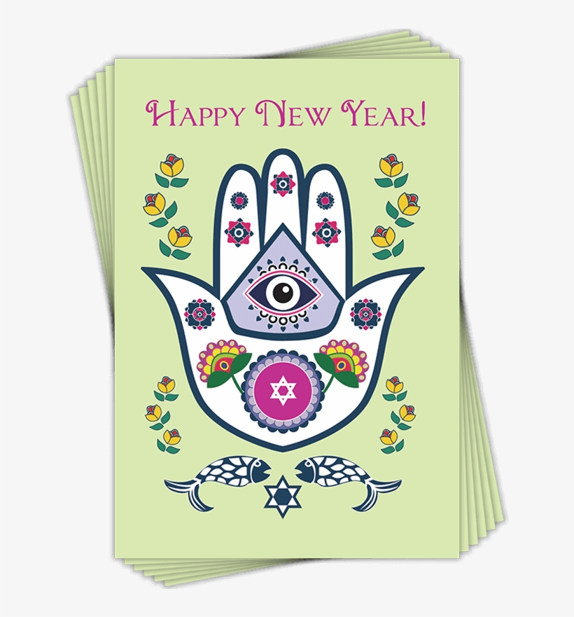 Jewish Hamsa Hand Amulet - Or Miriam Oval Ornament, transparent png
