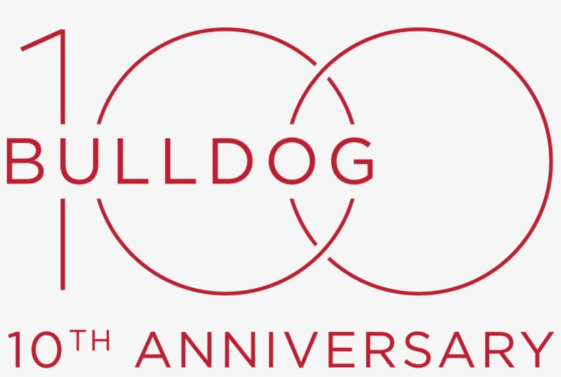 Bulldog 100 10th Anniversary Logo - Bulldog, transparent png
