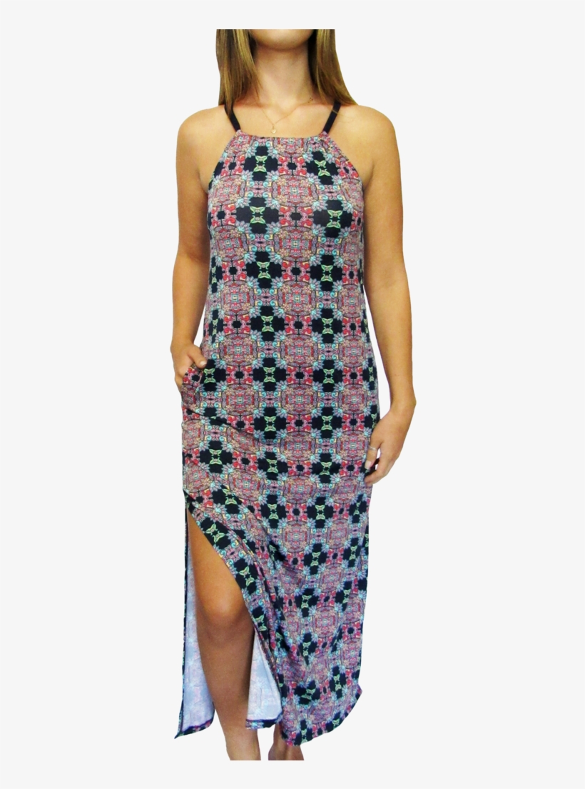 Girls Just Want To Have Sun Strap Maxi Dress - Dress, transparent png