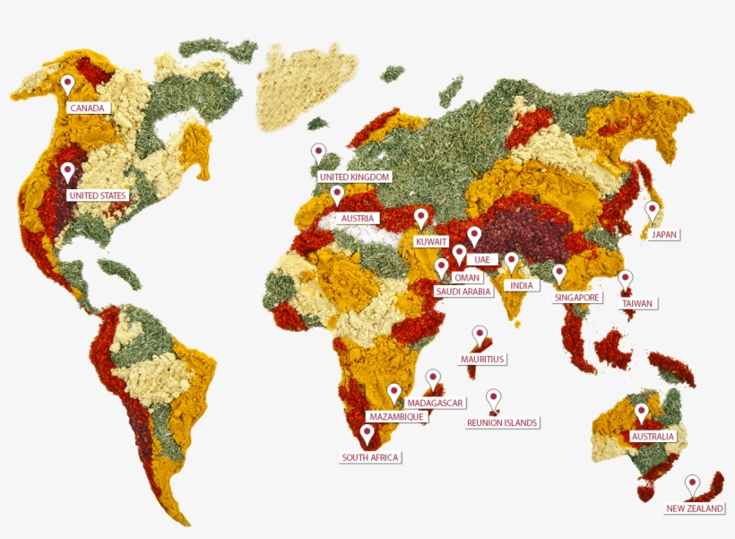 Connect With Us - World Map Of Food, transparent png