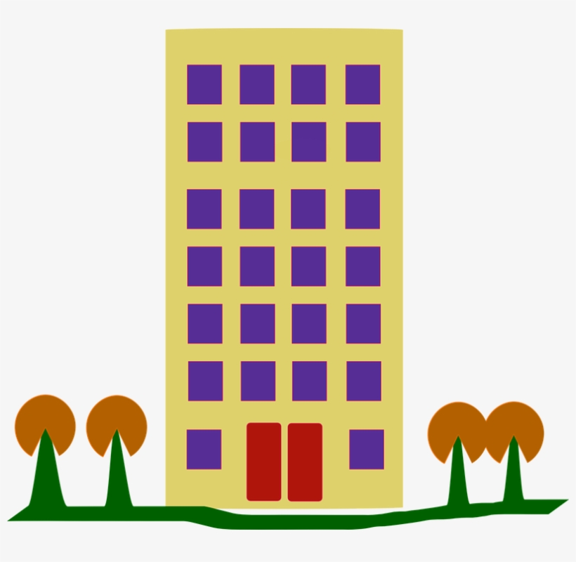 Block Of Flats Clipart, transparent png
