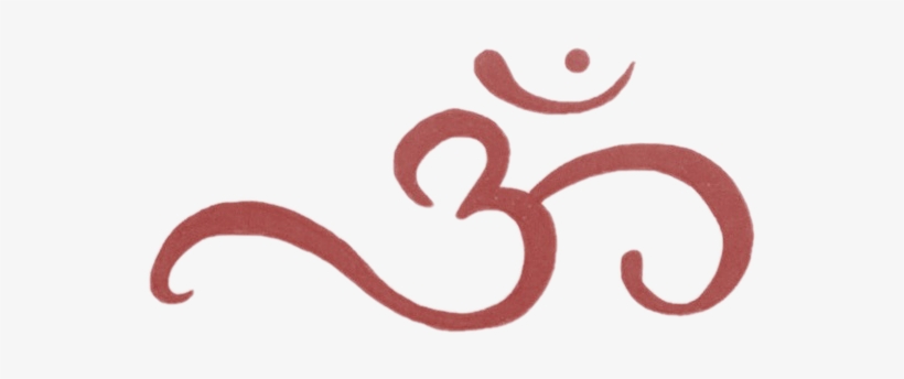 Red Om Image Only - Luke And Lilly Om Wall Sticker(pvc Vinyl,50cm X90cm), transparent png