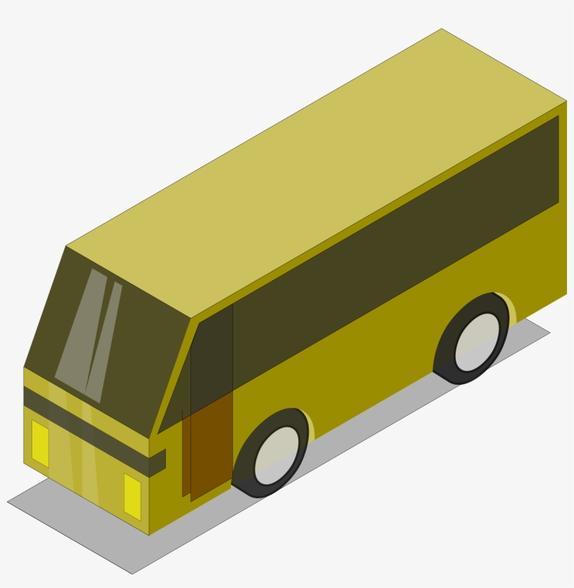 Big Image - Isometric Bus Png, transparent png