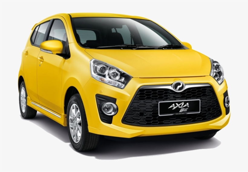 Small Car - Perodua Axia, transparent png
