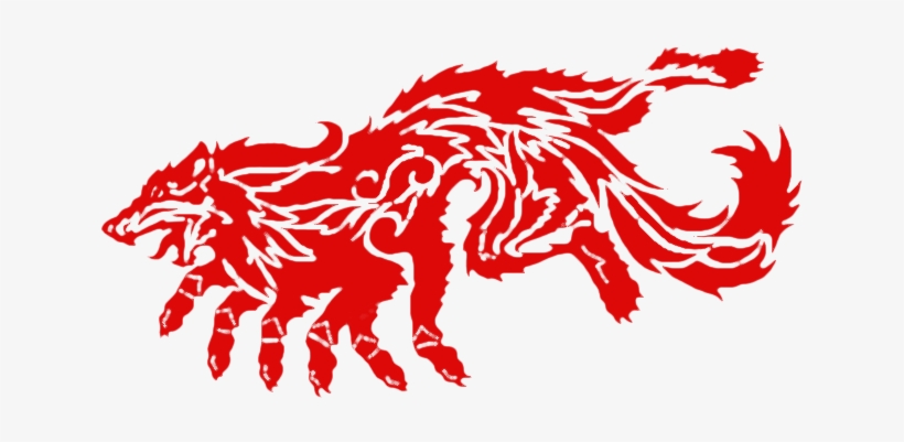 Blood Wolf Icon 4 - Illustration, transparent png