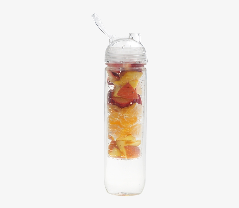 800ml Fruit Infusing Tritan Water Bottle Bw0052 - Eco - 800ml Fruit Infusing Triton Water Bottle - White, transparent png