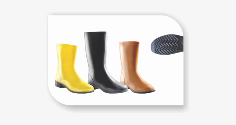 Ladies Long Polyvinyl Chloride Gumboots - Riding Boot, transparent png