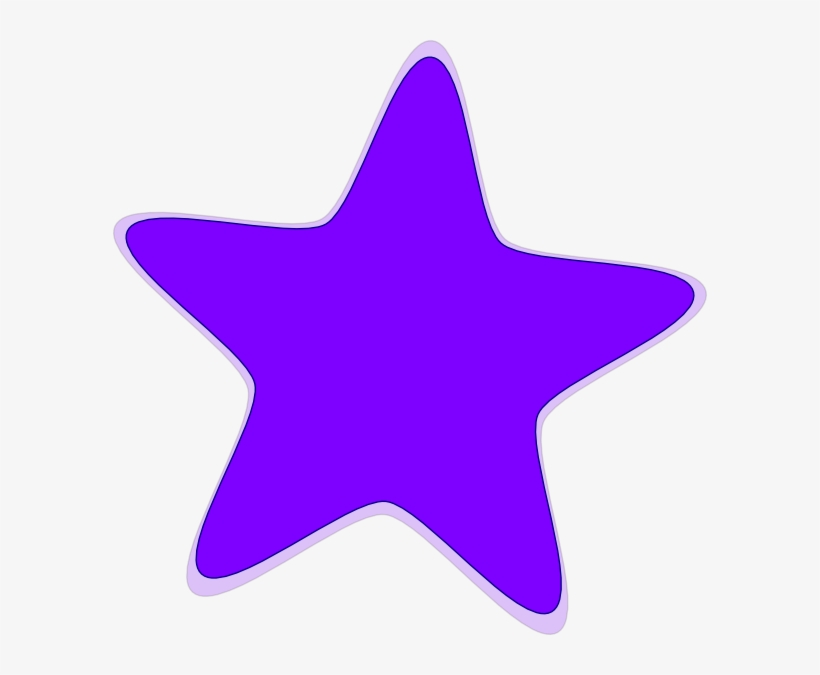 Purple Star - Purple Star Clip Art, transparent png