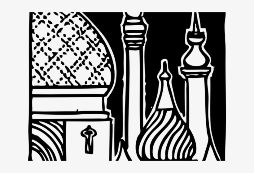 Minarets Clipart Heart - Minaret, transparent png