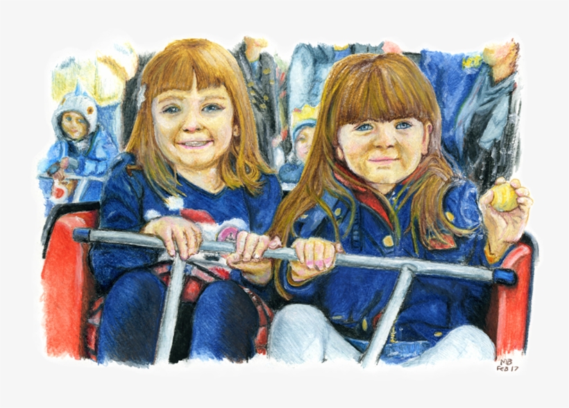 'abigail And Elsie' - Painting, transparent png