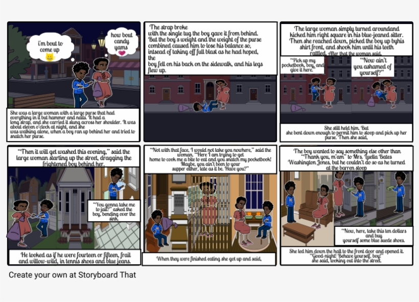 Thankyou Ma'am - Storyboard, transparent png