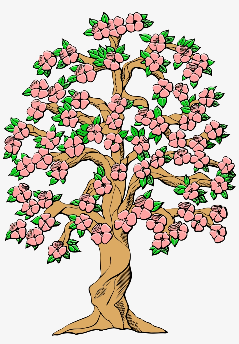 Tree With Color Png - Tree Clip Art, transparent png