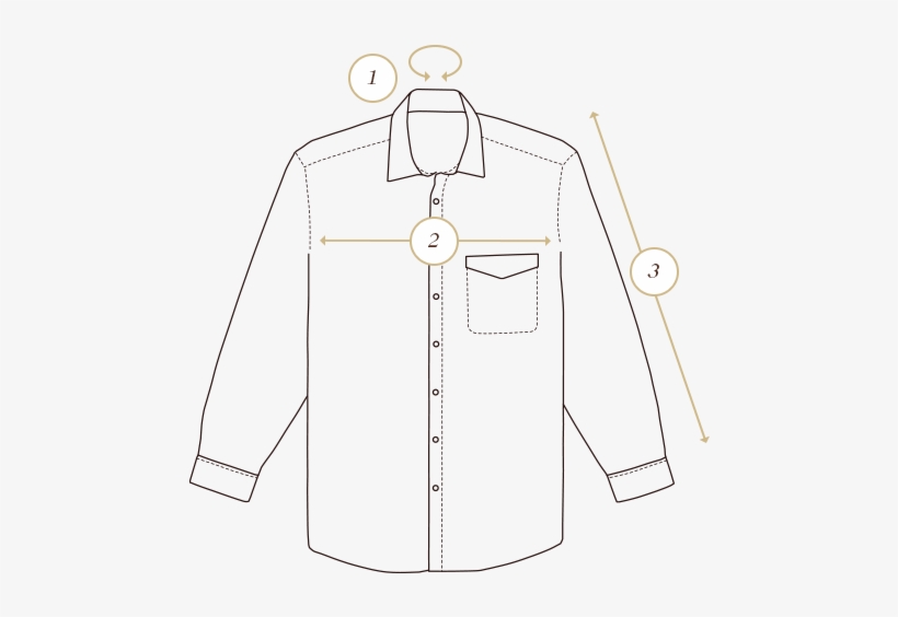 Shop Men's Shirts - Men Shirt Size Chart, transparent png