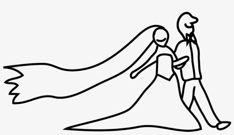 Hand Drawn Wedding Scrapbook-15 - Line Art, transparent png