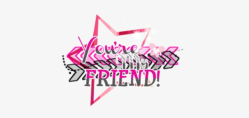 You're My Friend Png Text By Thoxiic Editions - Png Text For Friend, transparent png