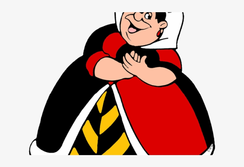 Queen Clipart Quenn - Alice In Wonderland Queen Of Hearts Cartoon, transparent png