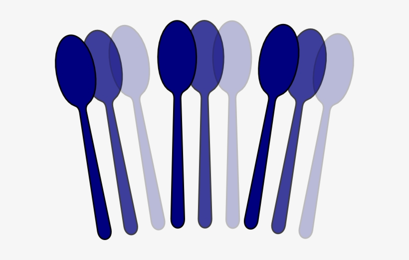 How To Set Use Blue Spoons Svg Vector, transparent png