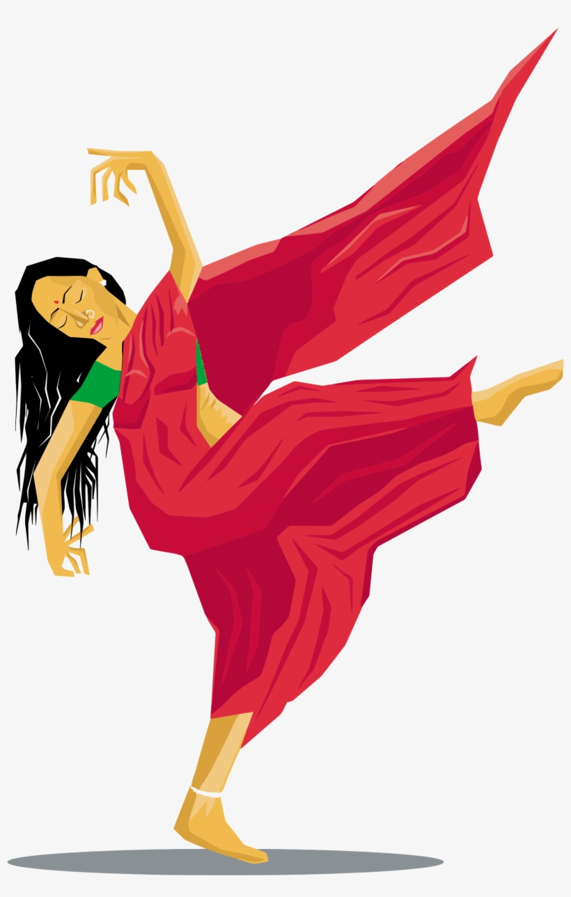 This Free Icons Png Design Of Indian Lady Dancing, transparent png