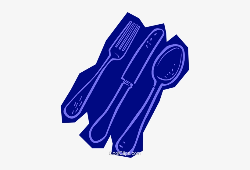 Knife, Fork, And Spoon Royalty Free Vector Clip Art - Fork, transparent png