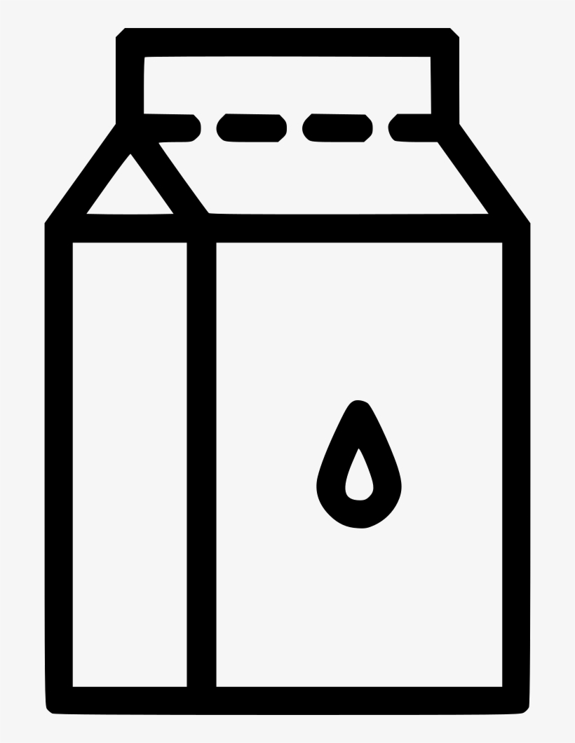 Milk Tetrapack Packaged Dairy Readymade Comments - Milk Png Icon, transparent png