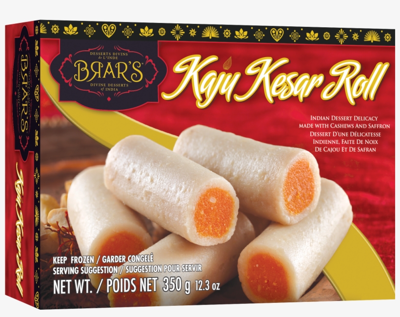 Kaju Kesar Roll - Brars Kaju Katli, transparent png