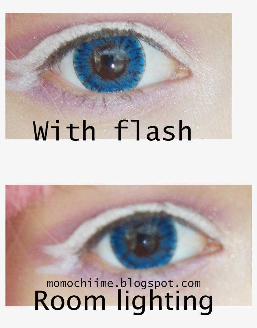 These Blue Circle Lenses Have An Intense Effect Against - Contact Lens, transparent png