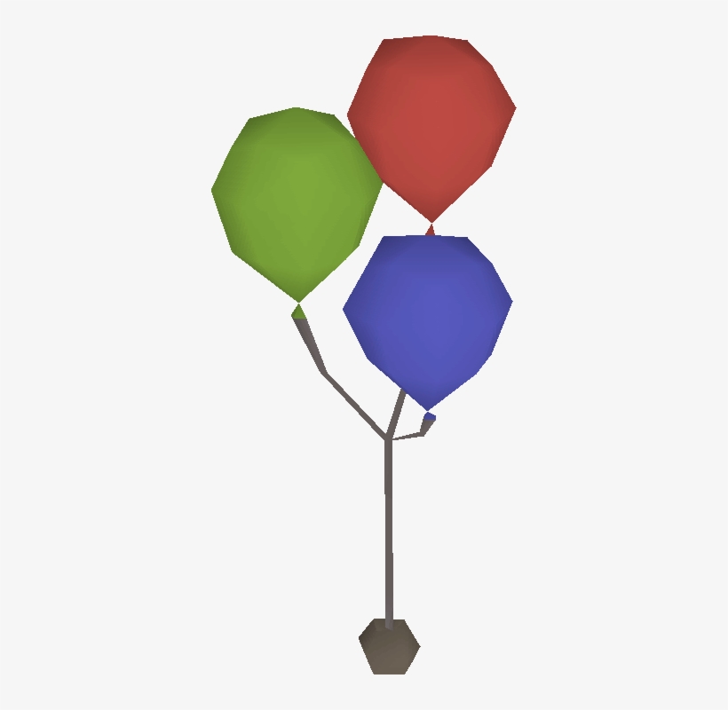 Birthday Balloons Detail - Runescape Balloons, transparent png