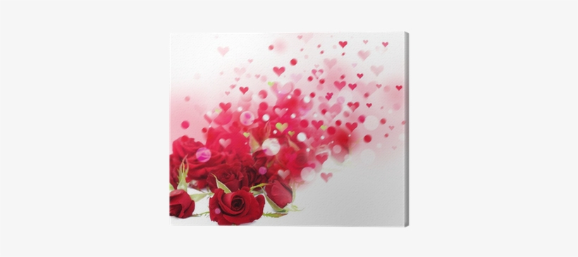 Roses Flowers Bokeh Background - Flower Bokeh Background, transparent png