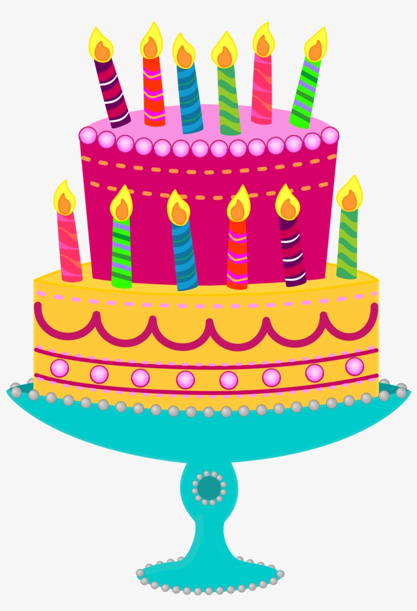 Free Cake Images Cliparts - Birthday Cake Graphic, transparent png