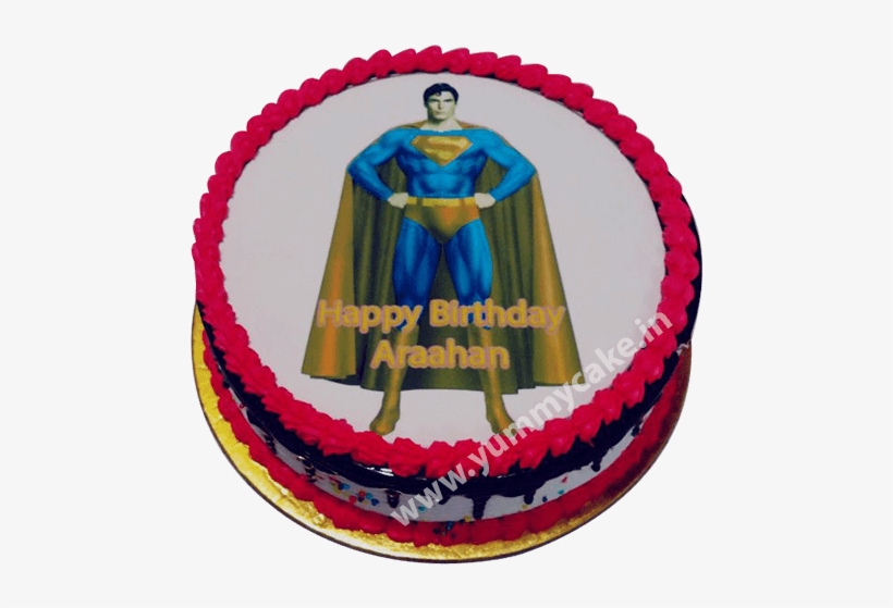Superman Birthday Cake - New Year Cakes 2018, transparent png