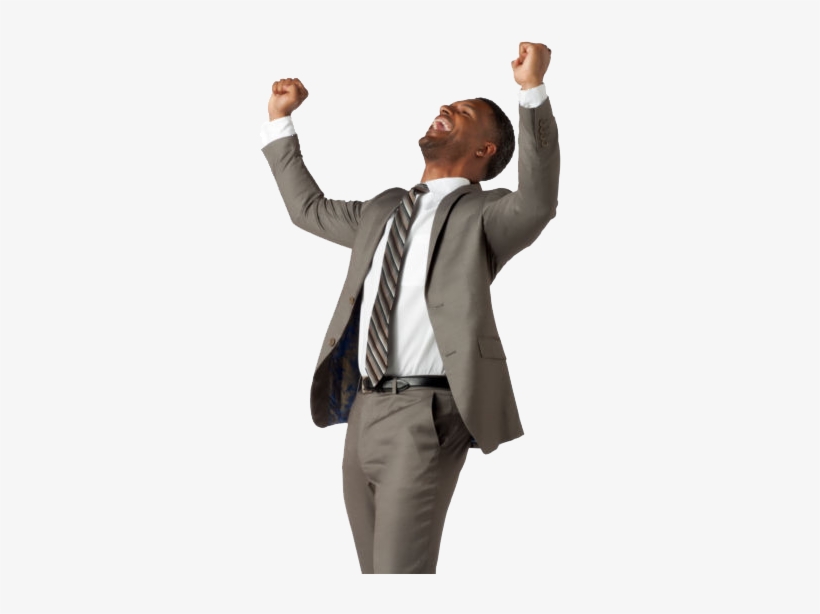 To Build A Good Reputation In The Field Of Supply Chain - Black Business Man Full Body, transparent png