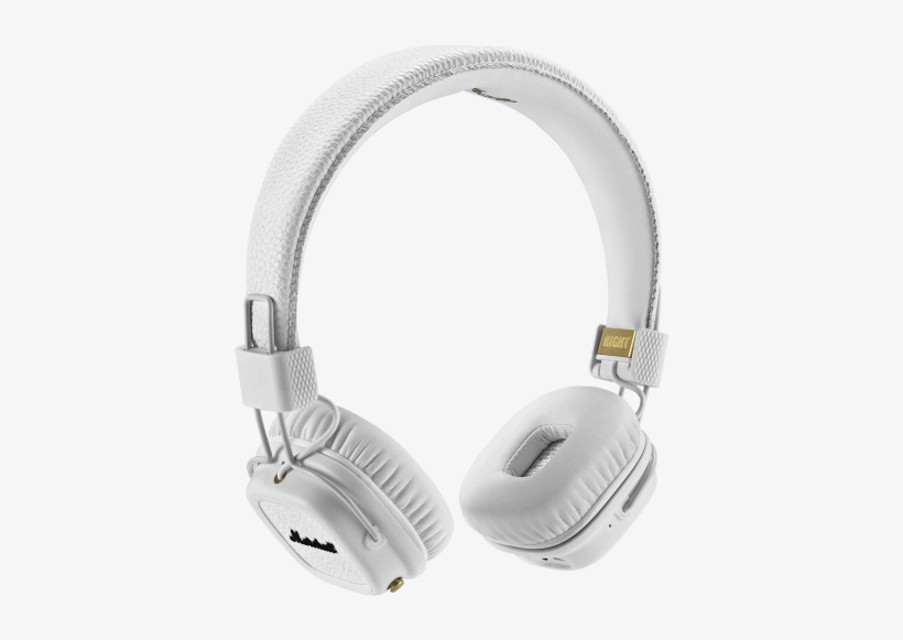 30 Hours Of Playtime - Marshall Audio Major Ii Bluetooth Headphones White,, transparent png