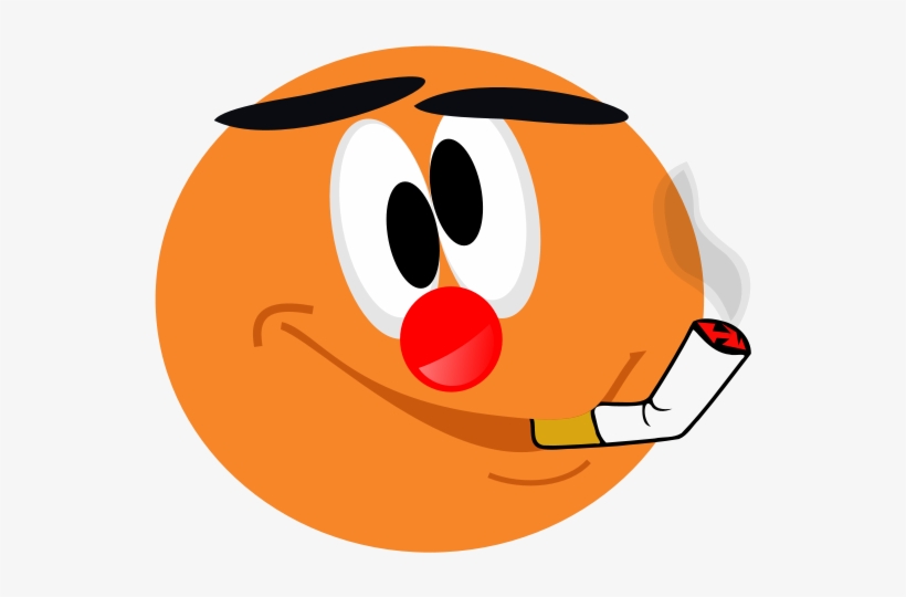 This Free Clipart Png Design Of Smile Clown Smoker, transparent png