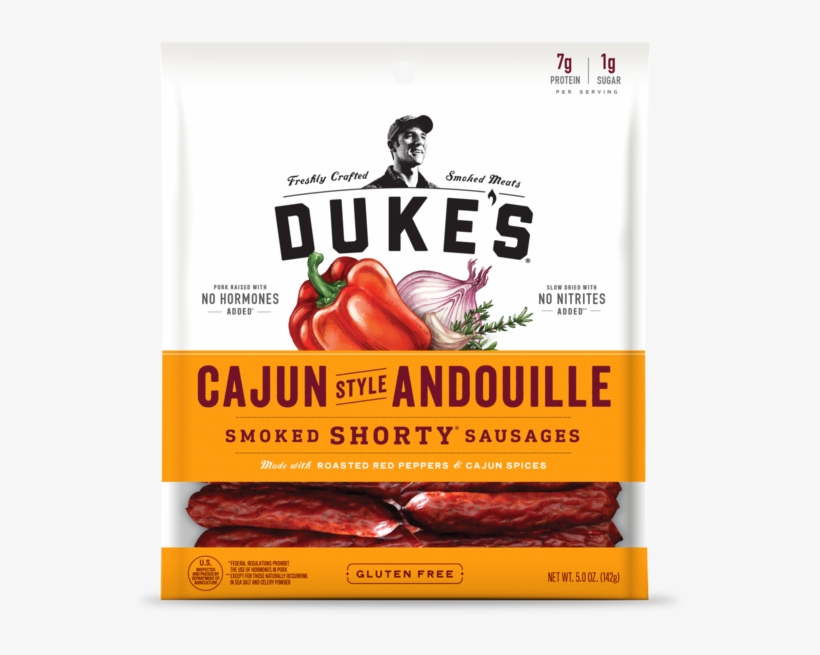 Duke's Freshly Crafted Smoked Meats Duke's Freshly - Duke's Hickory Peach Bbq Smoked Shorty Sausages, transparent png