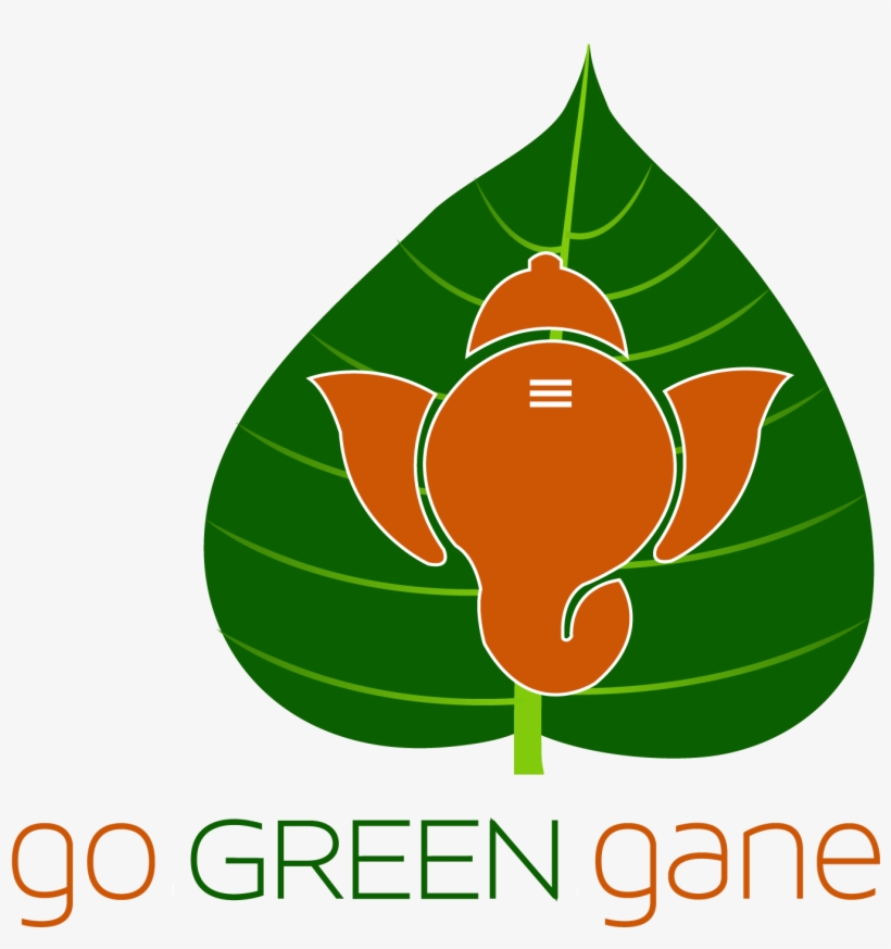 Go Green Ganesha - Ganesha Image Png Green, transparent png